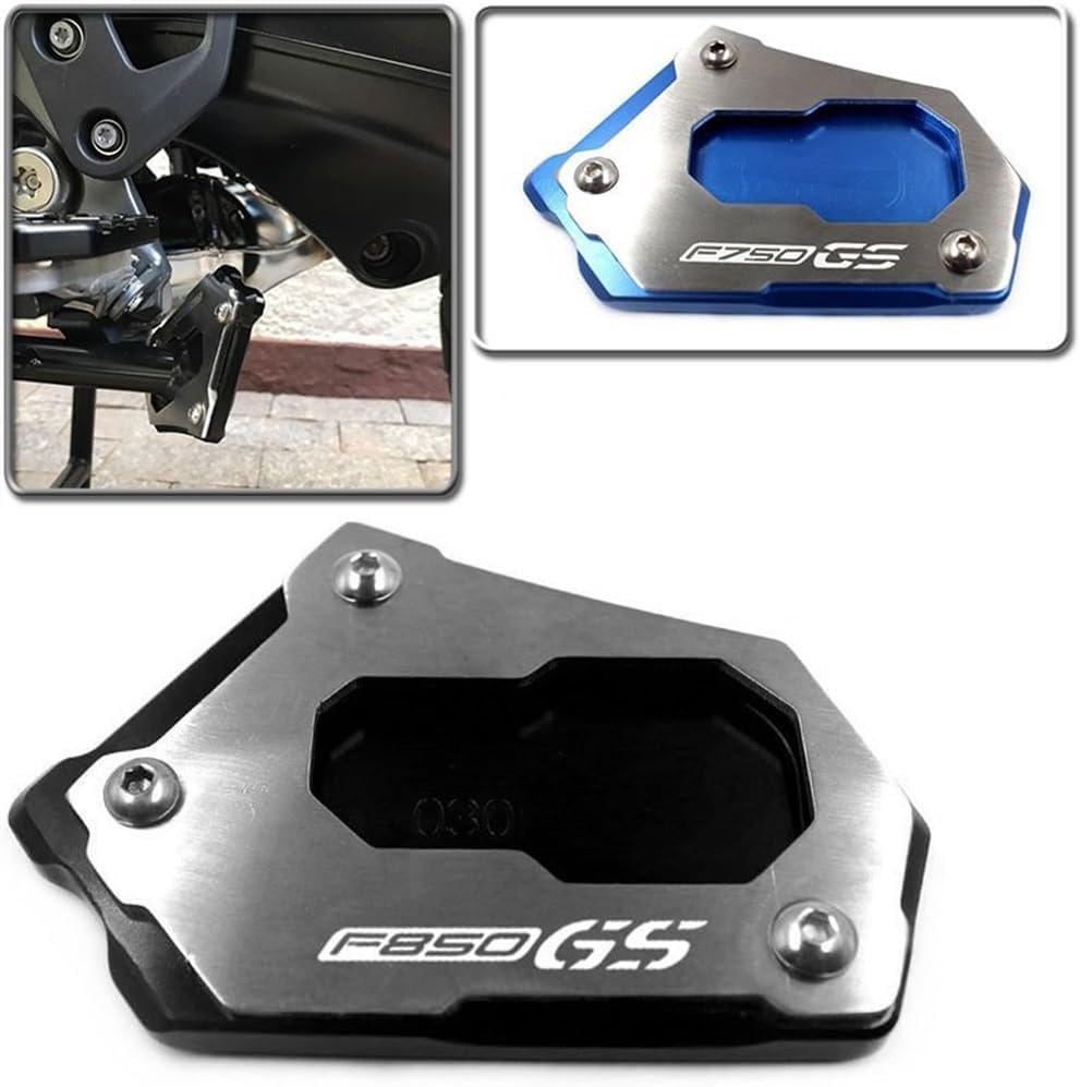 ACLIPS Motorcycle Side Stand pad Motorcycle Accessories Kickstand Side Stand Extension Foot Pad Support for B&MW F850GS F 850 GS F750GS F850 GS F