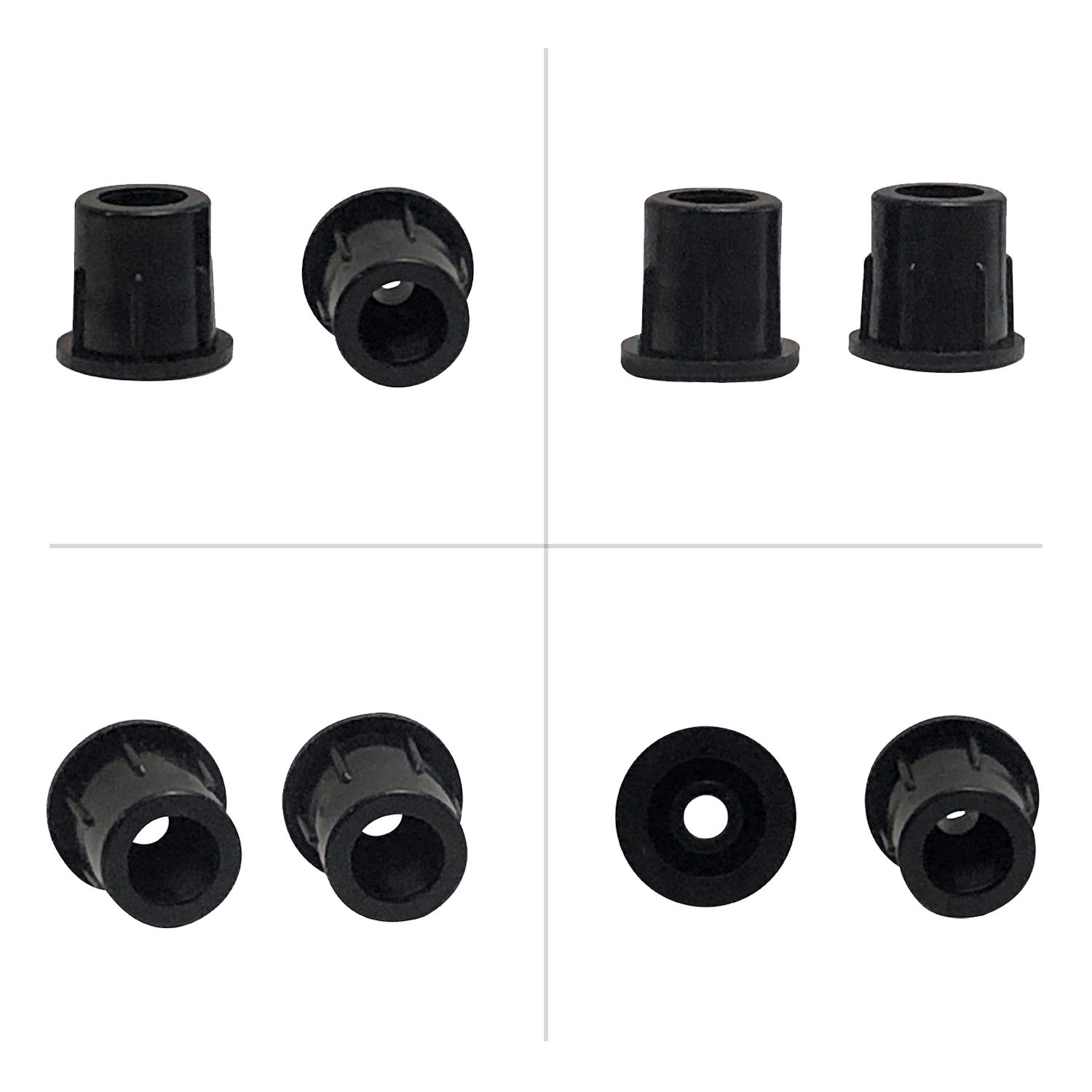FENCE & DECK RITE Conectores balaustres para balaustres de ” OD Metal Polipropileno Negro. (500)