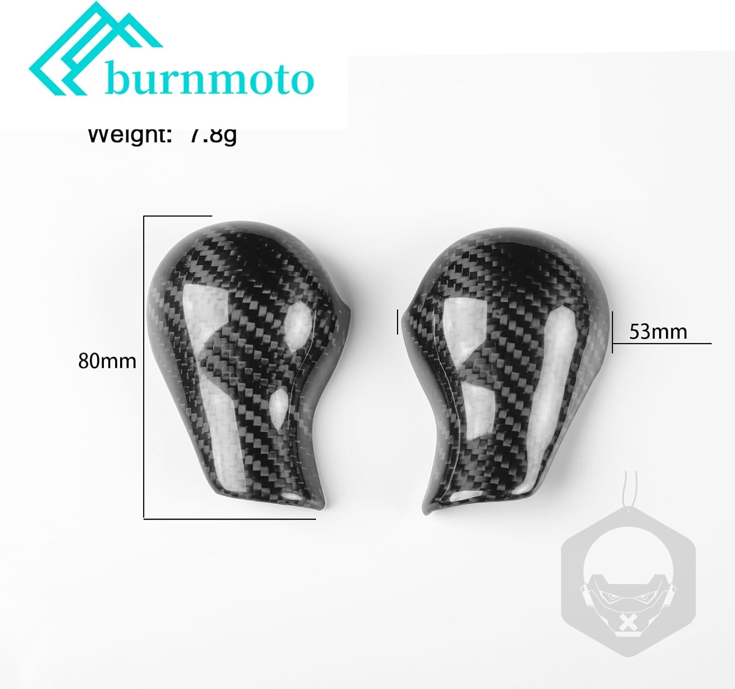 Cubierta de fibra de carbono mejorada compatible con Nissan 370Z 2009-2018, 2 piezas