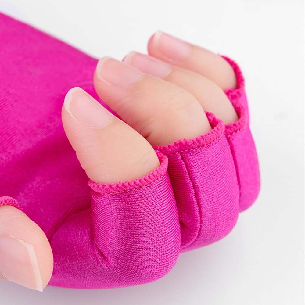 Alainzeo 2 pares de guantes UV para uñas, guantes UV de alta calidad para lámpara de uñas, guante profesional anti UV sin dedos