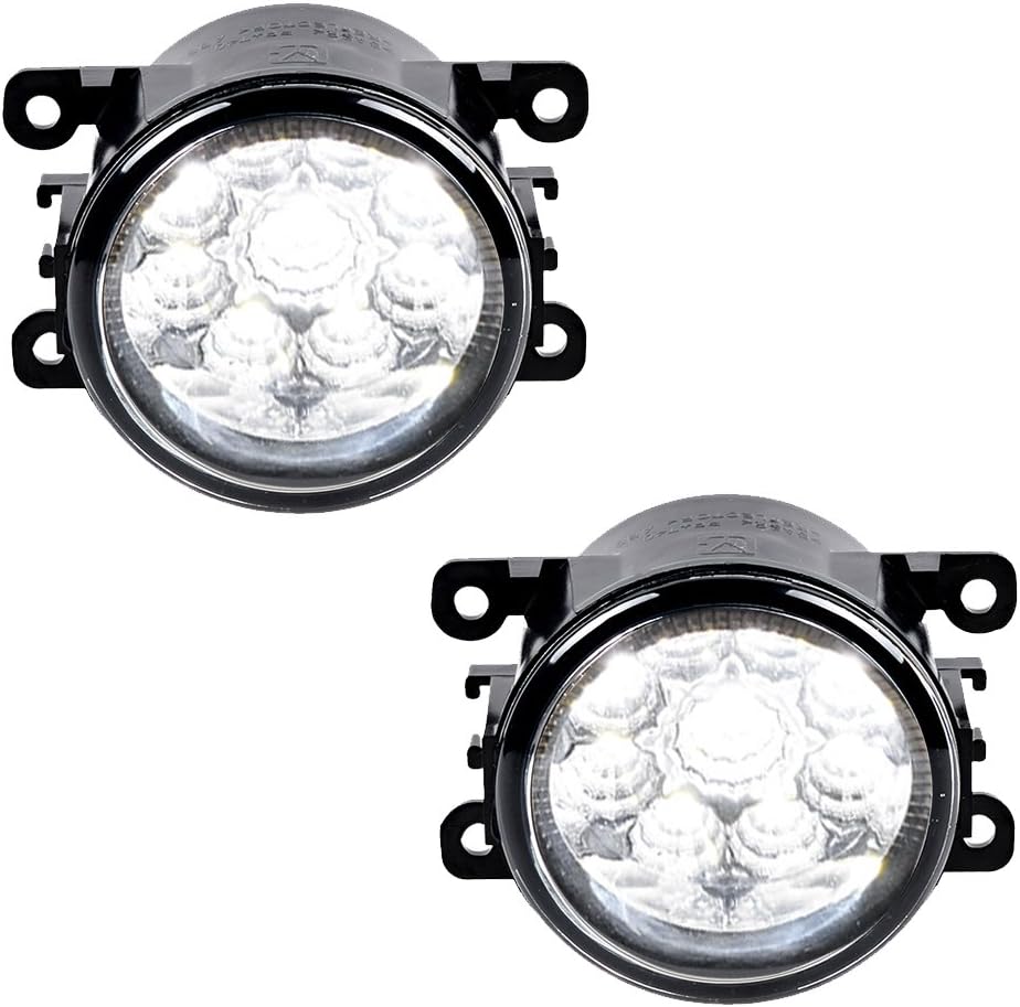 2X 55W LED Lámparas de luz antiniebla para Ford Focus Mustang Ranger Fiesta Fusion Explorer C-Max Transit Connect Estilo libre Taurus X – RE