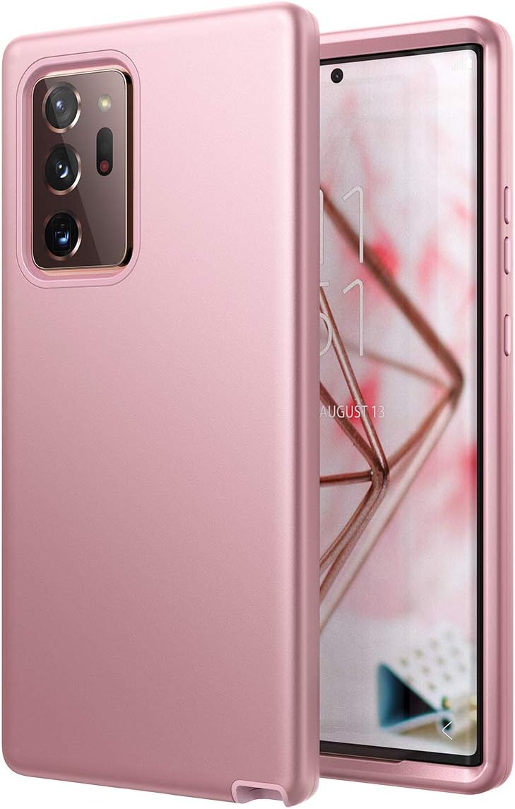 WeLoveCase Funda para Galaxy Note 20 Ultra, funda 3 en 1 de cuerpo completo de alta resistencia, híbrida a prueba de golpes, funda protectora de TPU