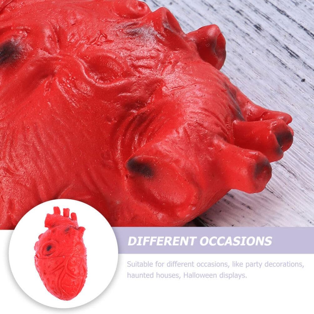 PRETYZOOM Bloody Simulation Heart Halloween Tricky Props Horrible Halloween o decoración de casa embrujada