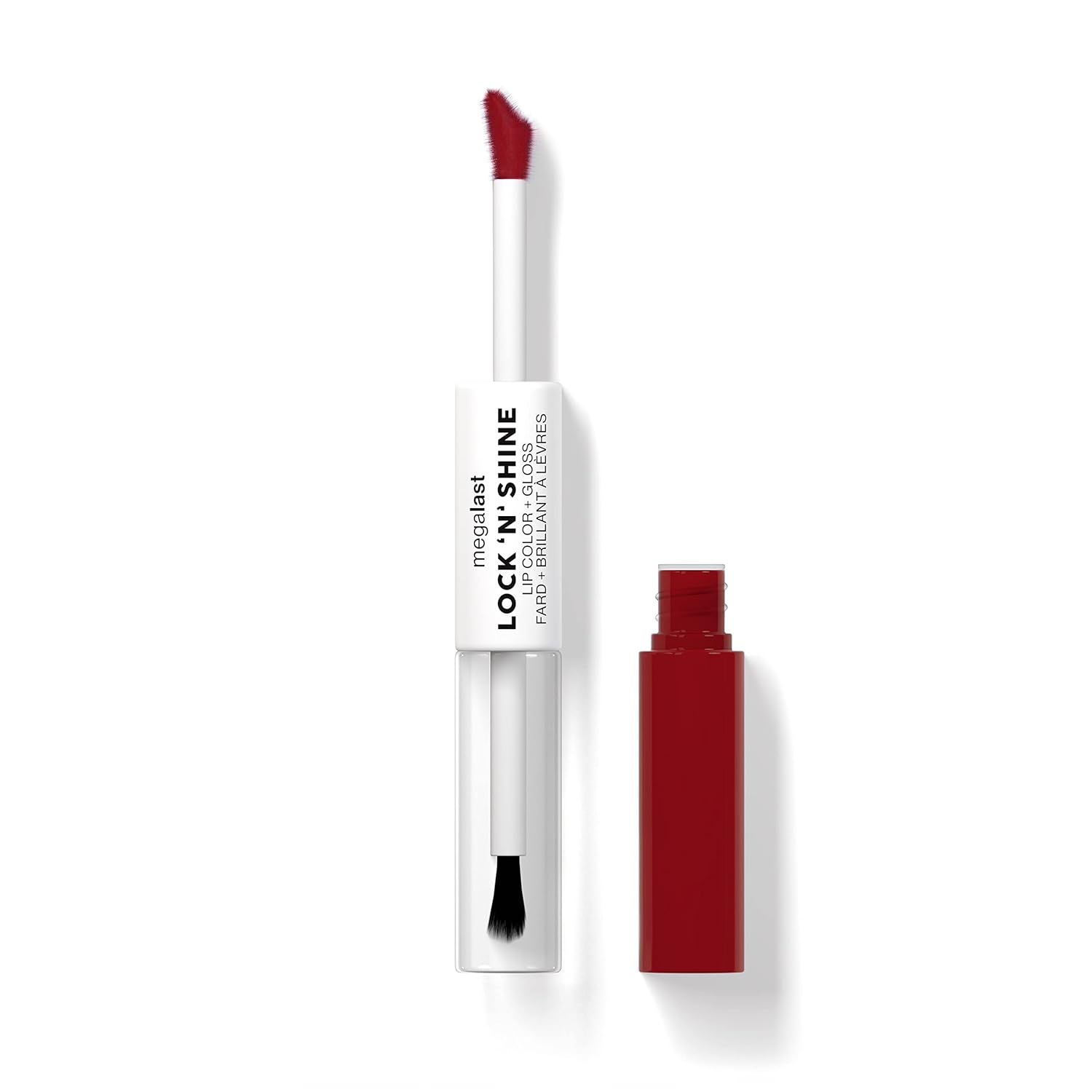 wet n wild Megalast Lock ‘N’ Shine Lip Color + Gloss Lipstick Red-Y For Me