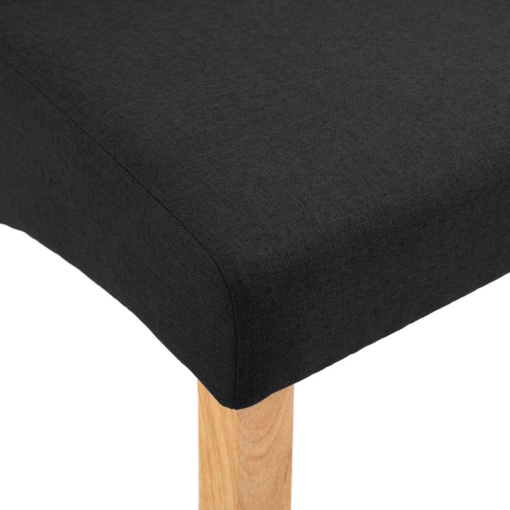 Dining Chairs 2 Pcs Black Fabric,Living Room Dining Chairs,Counter Dining Chairs Suitable for Daily Dining Or Special Events Such As Meetings,