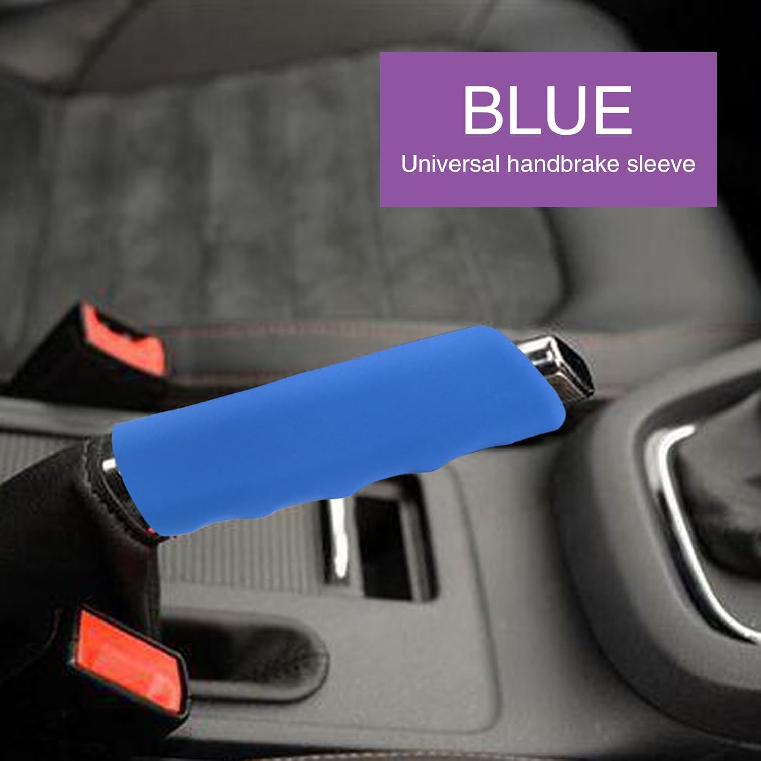 Fogfar Paquete de 1 funda protectora para freno de mano para principiantes, funda de silicona para mango de automóvil, protector de mango de agarre
