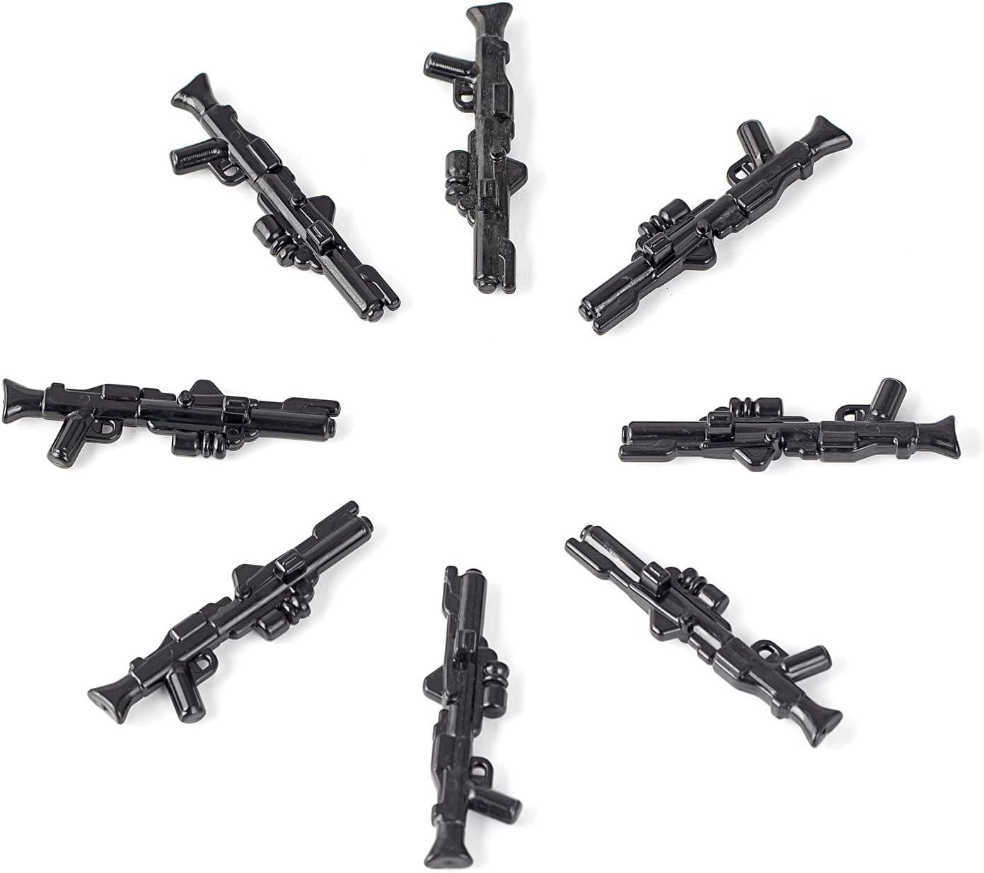 -MOC Space Wars F11-D y Long DC-15 Clone Trooper Blaster Armas de Accesorios Diseñadas para Manos Minifigs (100 piezas)