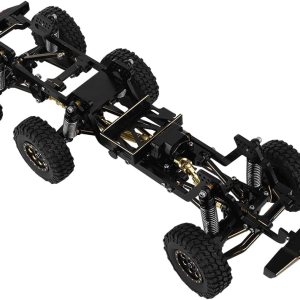 TRX-4M – Marco de chasis de coche de metal 6×6 RC con ejes traseros delanteros medios caja de cambios DIY para TRX4M 118 RC Crawler piezas de TRX-4M – Marco de chasis de coche de metal 6×6 RC con ejes traseros delanteros medios caja de cambios DIY para TRX4M 118 RC Crawler piezas de