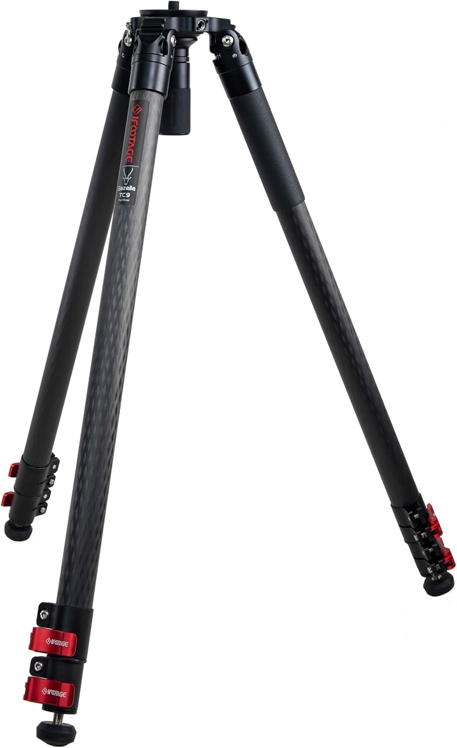 IFOOTAGE Gazelle TC7 – Trípode para cámara de carbono, 3 secciones con mango de liberación rápida, compatible con videocámara DSLR de 61 pulgadas