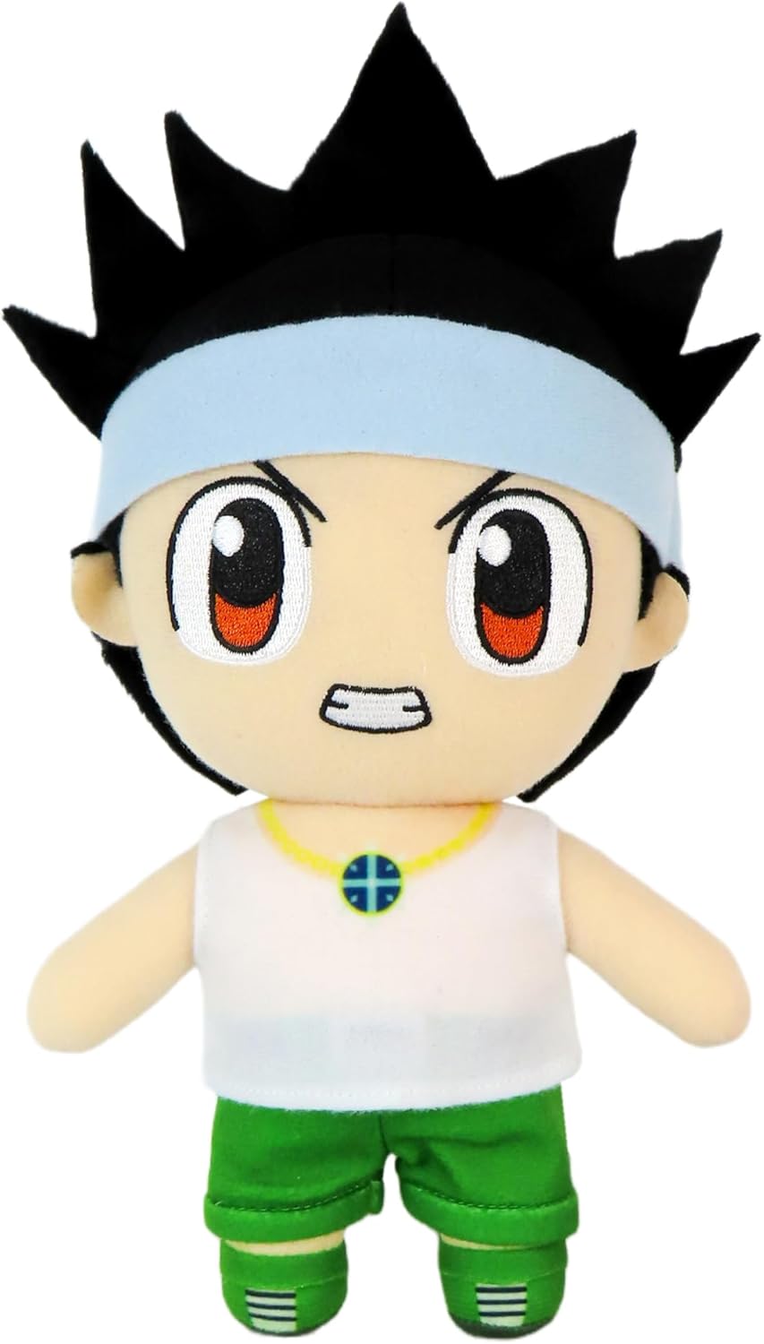 Great Eastern Entertainment Hunter X Hunter – Gon Freecss Change Face Plush de 8 pulgadas de alto