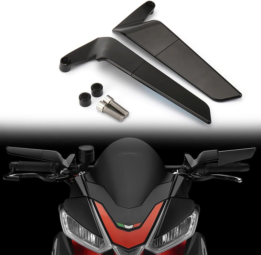Para Aprilia Tuono 660 2021-2023 TUONO 660 Factory 2022 2023 Espejo lateral giratorio ajustable para motocicleta, retrovisor, retrovisor, espejo de