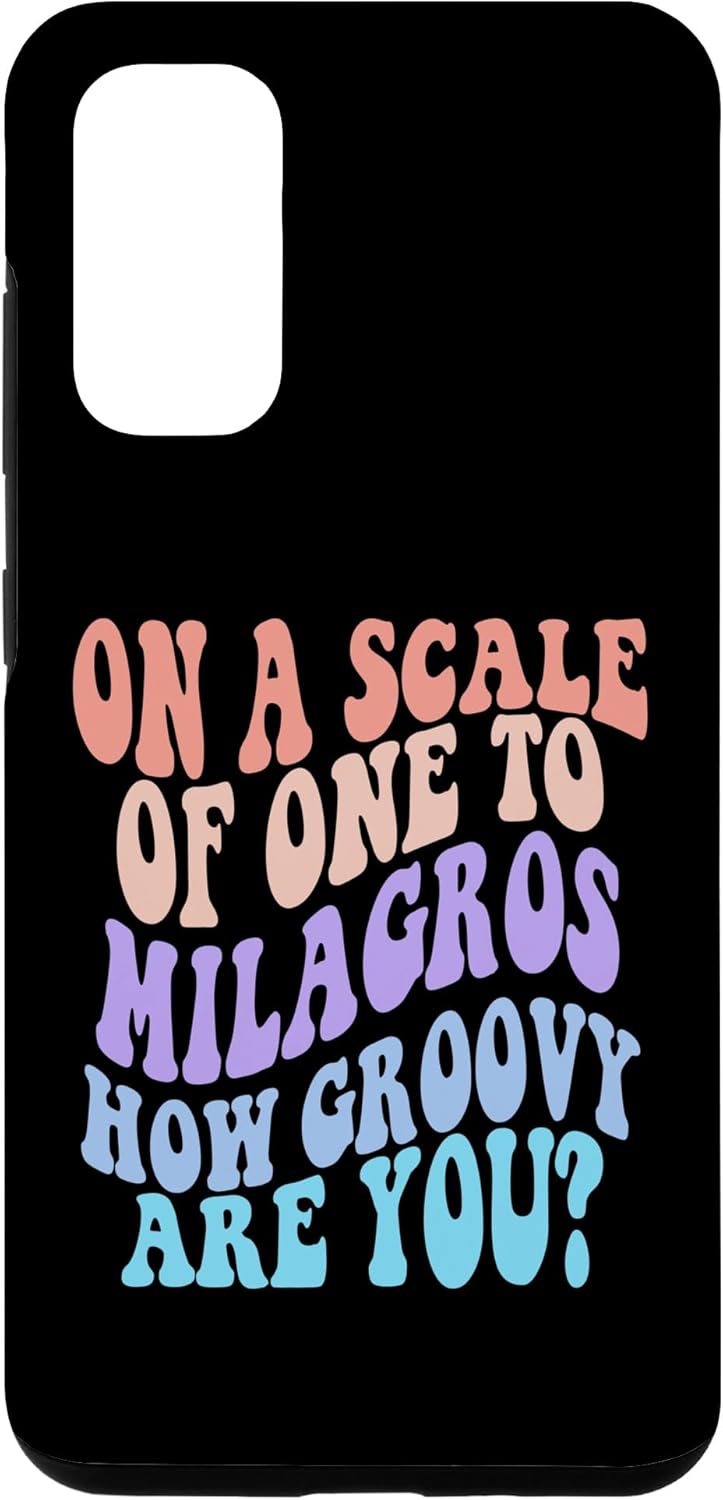 Galaxy S20 MILAGROS Cute Retro Girls Groovy MILAGROS Personalized Name Case