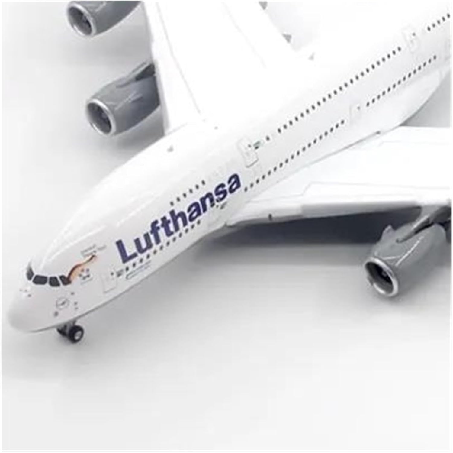 Scale Airplane Model 1400 for Lufthansa Airbus A380 Aircraft Model Alloy Finished Aircraft Model Scale Airplane Model Exquisite Collection Gift