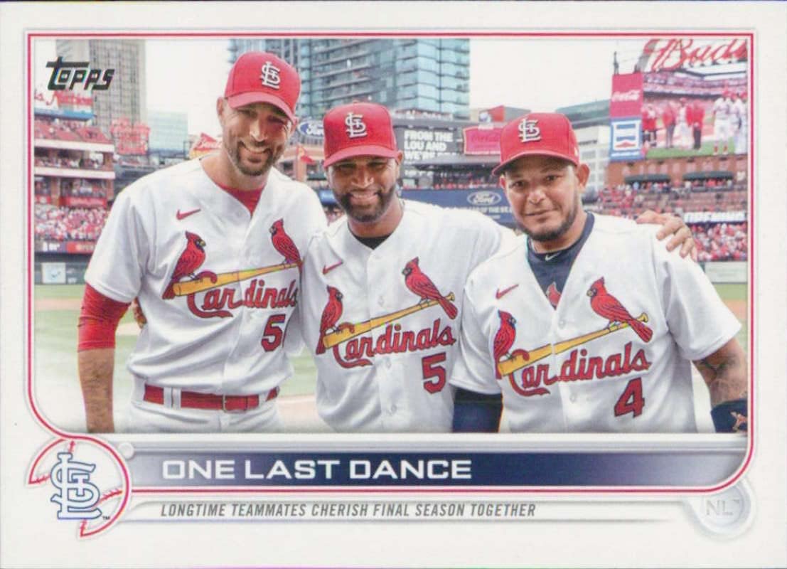 2022 Topps Update #US168 Yadier MolinaAlbert Pujols NM-MT St. Louis Cardinals Baseball