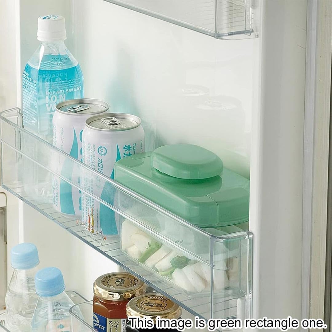 Tsukemono – Contenedor rectangular para hacer pepinillos instantáneos, fabricado en Japón, sin BPA (azul, 2.2 litros)