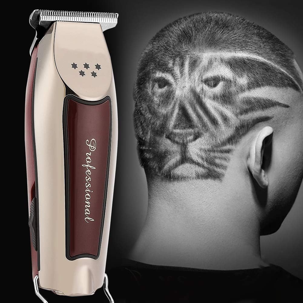 FILFEEL Recortadora de cuchilla en T, recortadora de precisión inalámbrica de 5 estrellas para forro y recorte, kit profesional de corte de cabello