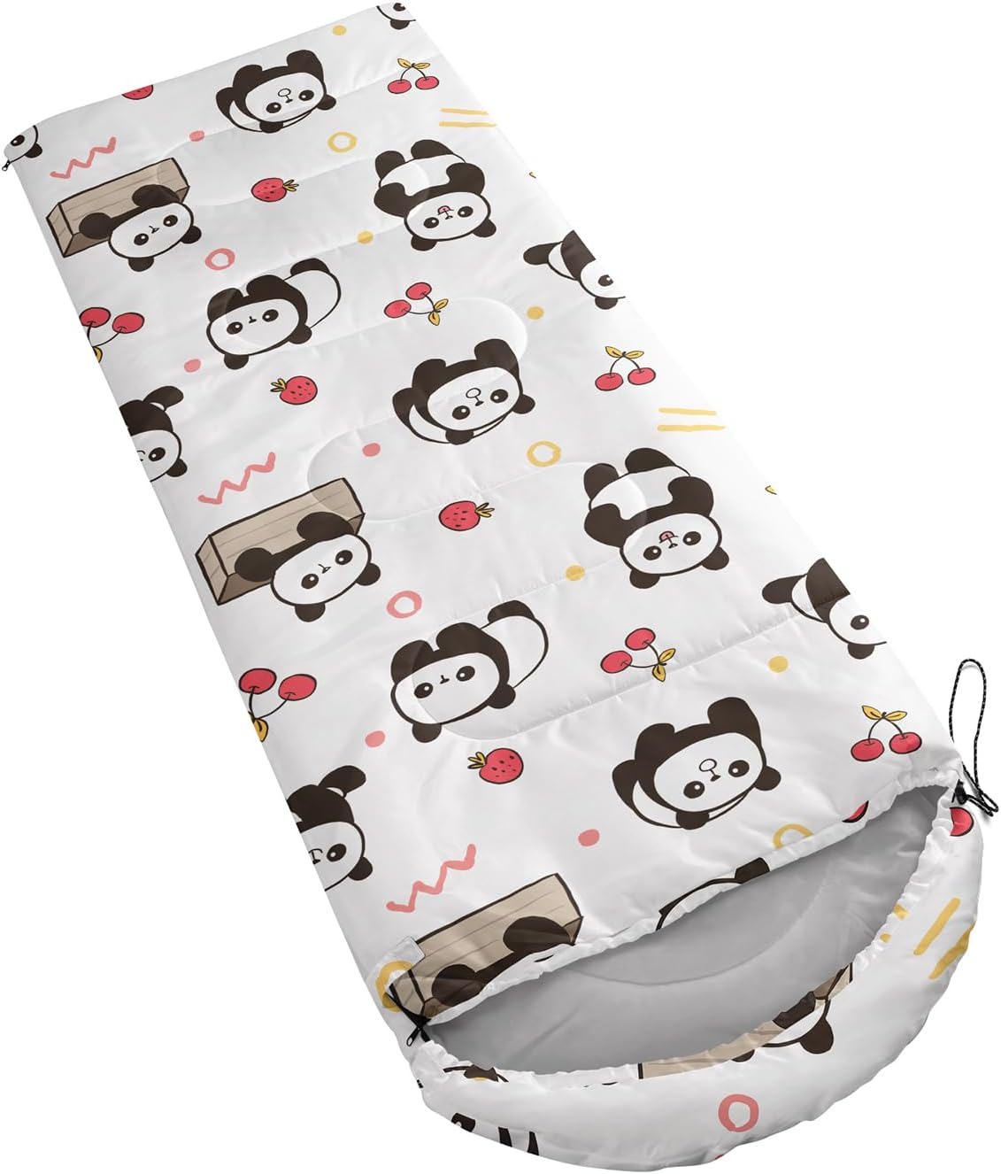 Camping Sleeping Bags for Adults Kids Boys Girls Warm & Cool Weather Waterproof Indoor & Outdoor Backpacking Kawaii Animals Sleeping Bag for All