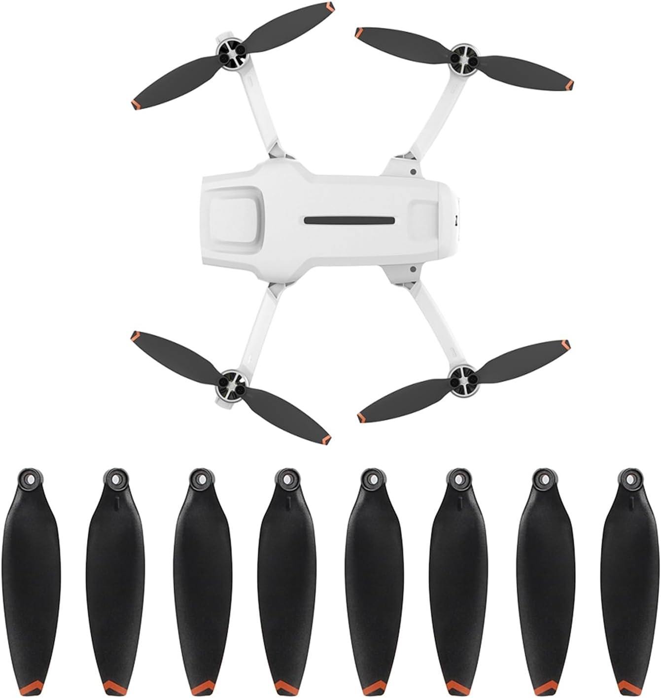 SeiZed 816 piezas de repuesto para hélices de dron, hélice CWCCW de liberación rápida para accesorios FIMI X8 Mini (Color blanco Combo 2)