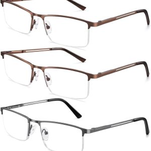 Paquete de 5 lentes de lectura con bloqueo de luz azul para hombres y mujeres, antideslumbramiento por computadora, fatiga ocular, bisagra de Paquete de 5 lentes de lectura con bloqueo de luz azul para hombres y mujeres, antideslumbramiento por computadora, fatiga ocular, bisagra de