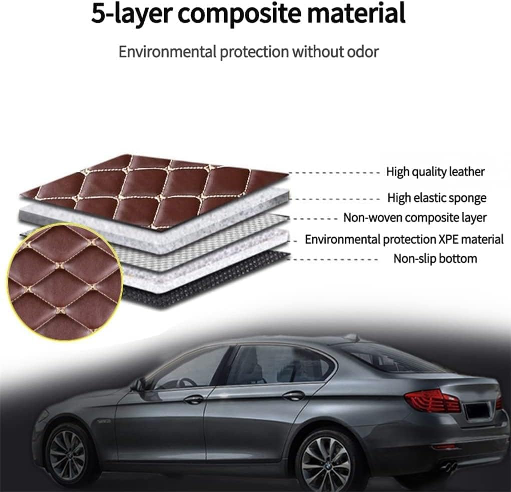 Alfombrillas personalizadas para el piso del automóvil para el 96 % de los modelos de automóviles de lujo, impermeables, antideslizantes, cobertura