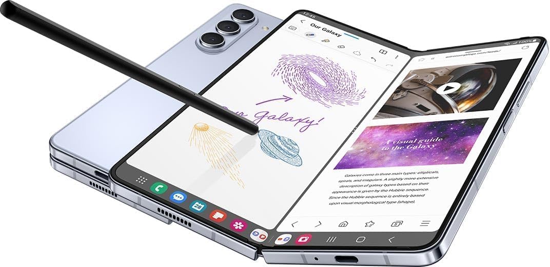 Fold 5 S Pen Fold Edition Reemplazo para Galaxy Z Fold 5 S Pen Touch Stylus S Pen Slim 0.059 in, 4.096 niveles de presión. Z Fold5 S Pen Fold