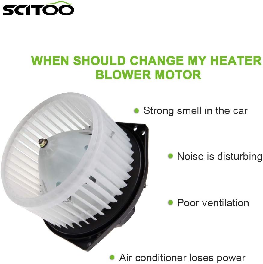 SCITOO Motor de soplador de calentador con ventilador HVAC AC motor de soplador apto para Infiniti EX35 2008-2012 2003-2007 NISSAN 350Z 2011-2016