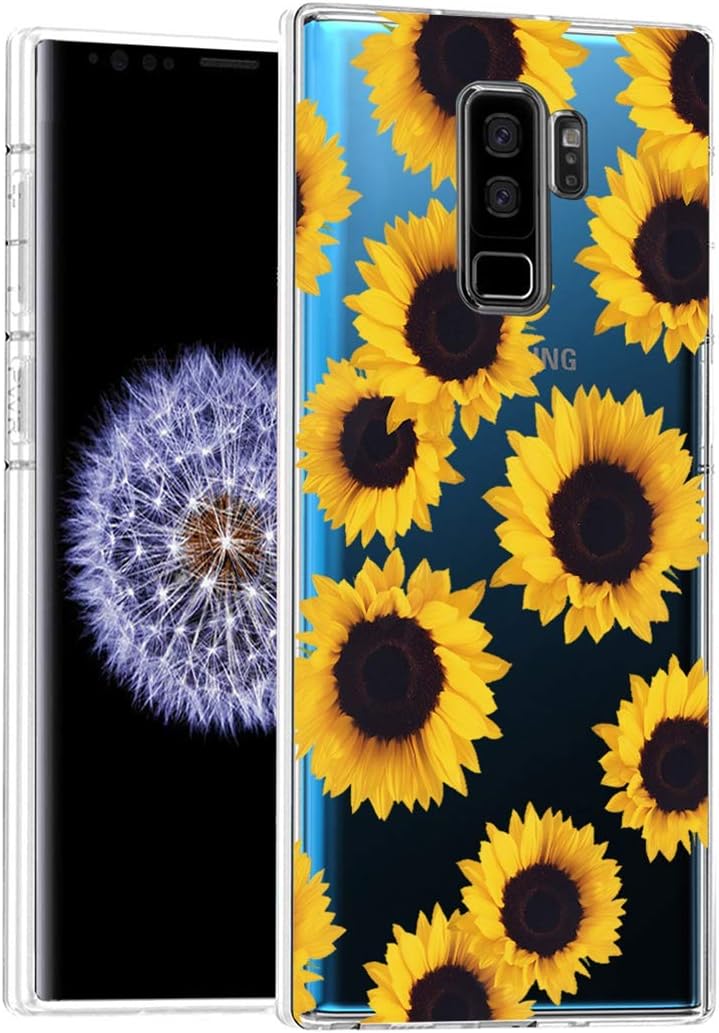 Funda para Galaxy S9 Plus, Galaxy S9+, Samsung S9 Plus, funda transparente y flexible de silicona de TPU de goma suave para Samsung Galaxy S9 Plus