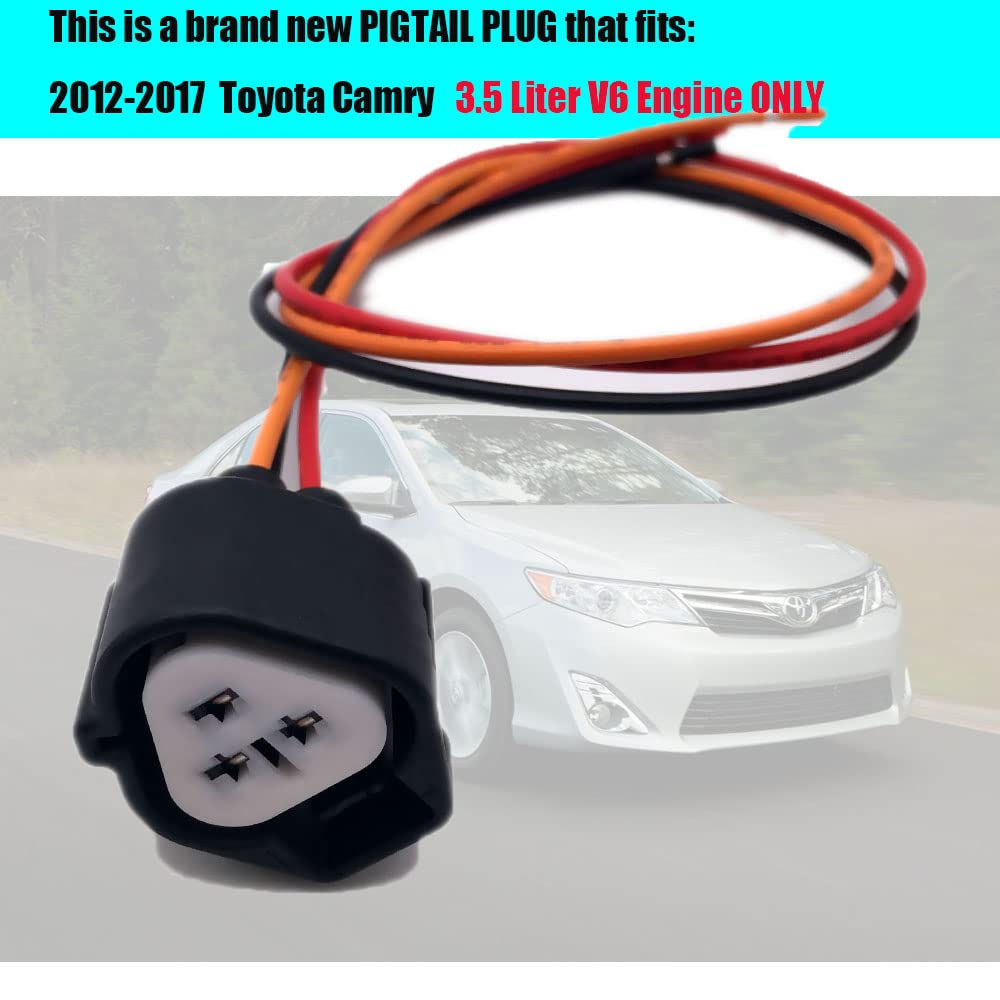 Conector de conector de arnés de cableado del compresor de AC compatible con motor Toyota Camry 3.5L V6 2012-2017