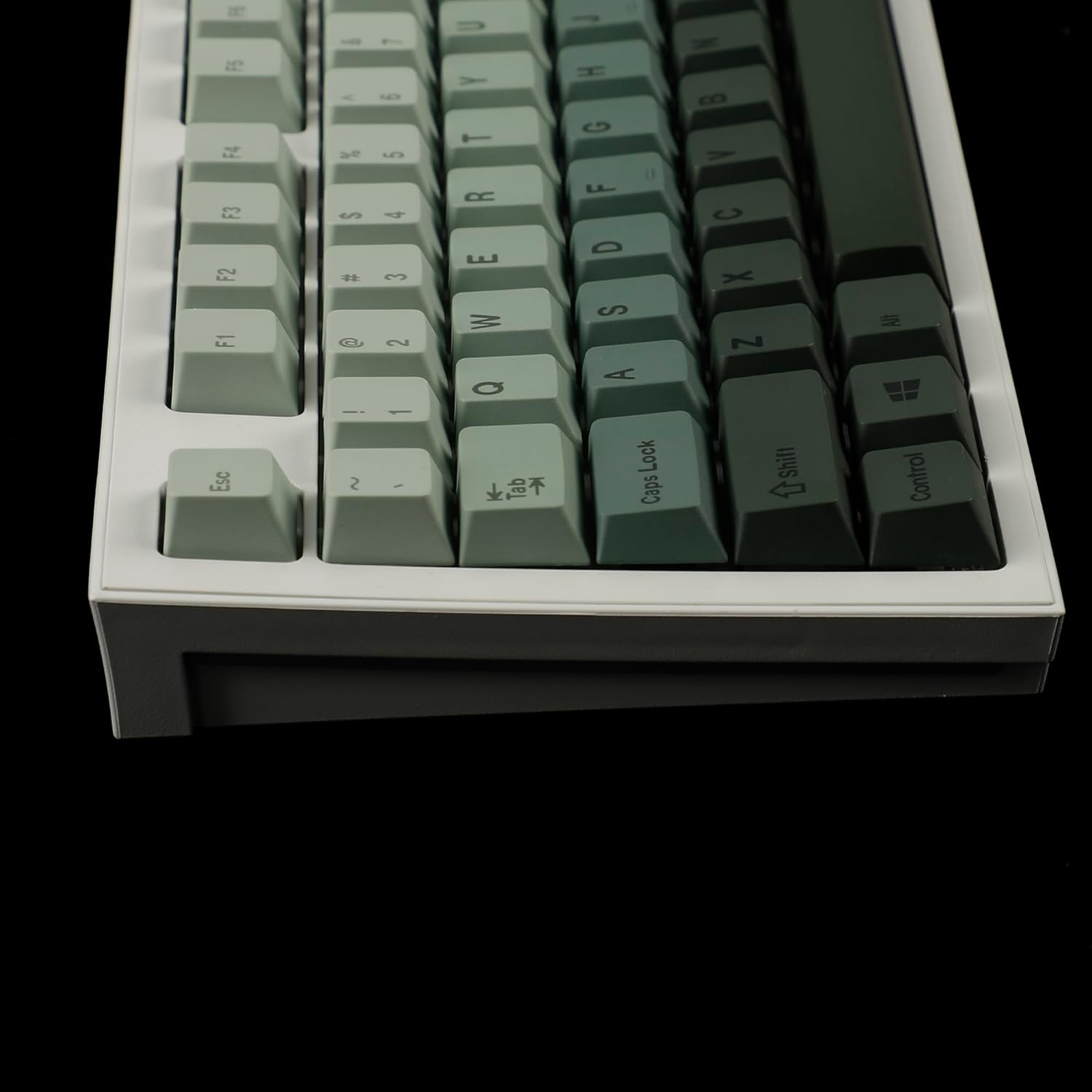 Teclas de gradiente PBT de 0.067 in de grosor, color cerezo, tinte Sub Mac, teclado para teclado ANSI ISO 104 TKL GK61 96 75 GMMK NCR80 Mx