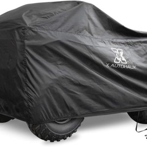 X AUTOHAUX Cubierta impermeable negra para cuatrimoto, protector solar para bicicleta cuádruple, 4 ruedas, cubierta completa XXXL para Polaris X AUTOHAUX Cubierta impermeable negra para cuatrimoto, protector solar para bicicleta cuádruple, 4 ruedas, cubierta completa XXXL para Polaris