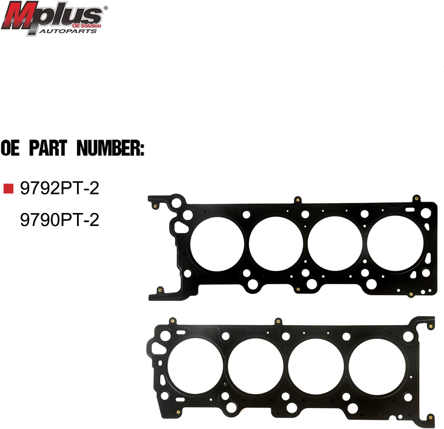 MPLUS 9792PT-2 9790PT-2 Junta de culata compatible con 1992-2005 para Ford F-Series E-Series Expedition Explorerpara Mercurypara Lincoln 4.6L 5.4L
