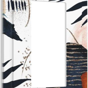 Planta de hojas modernas y coloridas de mediados de siglo con diseño bohemio y abstracto, 1 banda de balancíndecora el interruptor de luz, placa Planta de hojas modernas y coloridas de mediados de siglo con diseño bohemio y abstracto, 1 banda de balancíndecora el interruptor de luz, placa