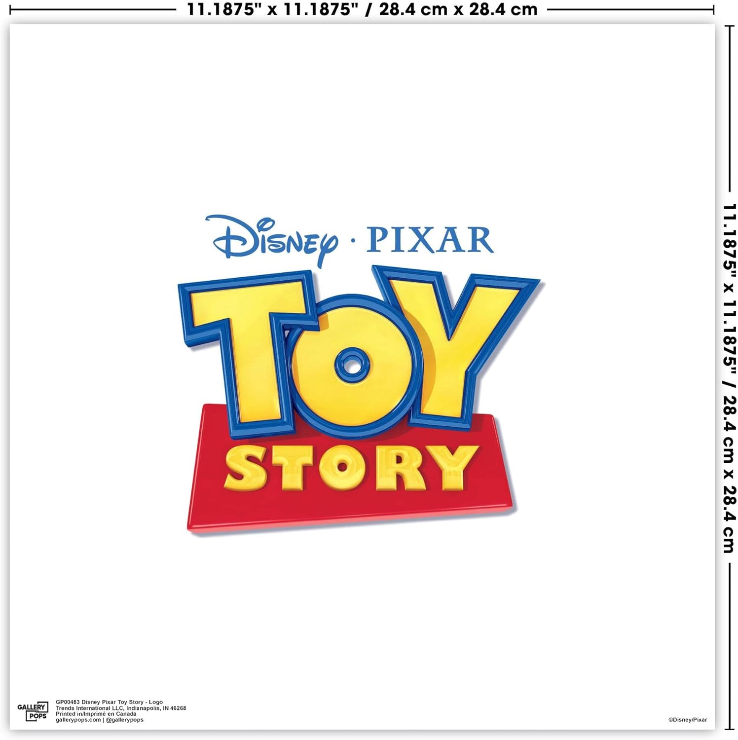 Trends International Gallery Pops Disney Pixar Toy Story – Póster de pared con logotipo, 12 x 12 pulgadas, versión sin marco
