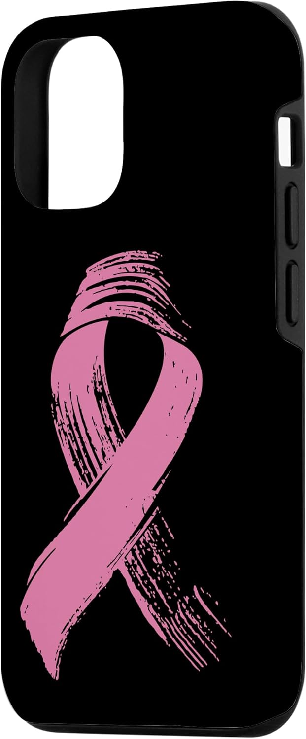 iPhone 14 Cinta Rosa Cáncer de Mama – Estuche de Concientización sobre el Cáncer de Mama