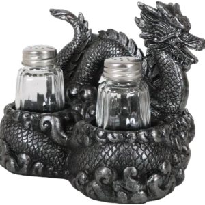 Ebros Gift Heavenly Spice – Juego de saleros y pimenteros semimetálicos de colores orientales, góticos orientales, monta sobre las nubes, 6.25 Ebros Gift Heavenly Spice – Juego de saleros y pimenteros semimetálicos de colores orientales, góticos orientales, monta sobre las nubes, 6.25