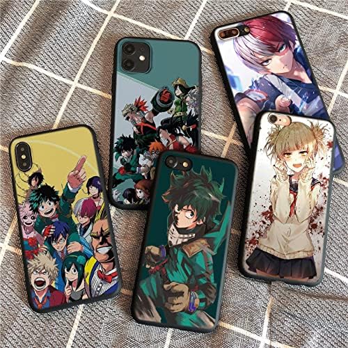 Starrycase Funda compatible con Samsung Galaxy A52 5G, diseño de anime My Hero Academia, de silicona suave, animación de dibujos animados, Bakugou