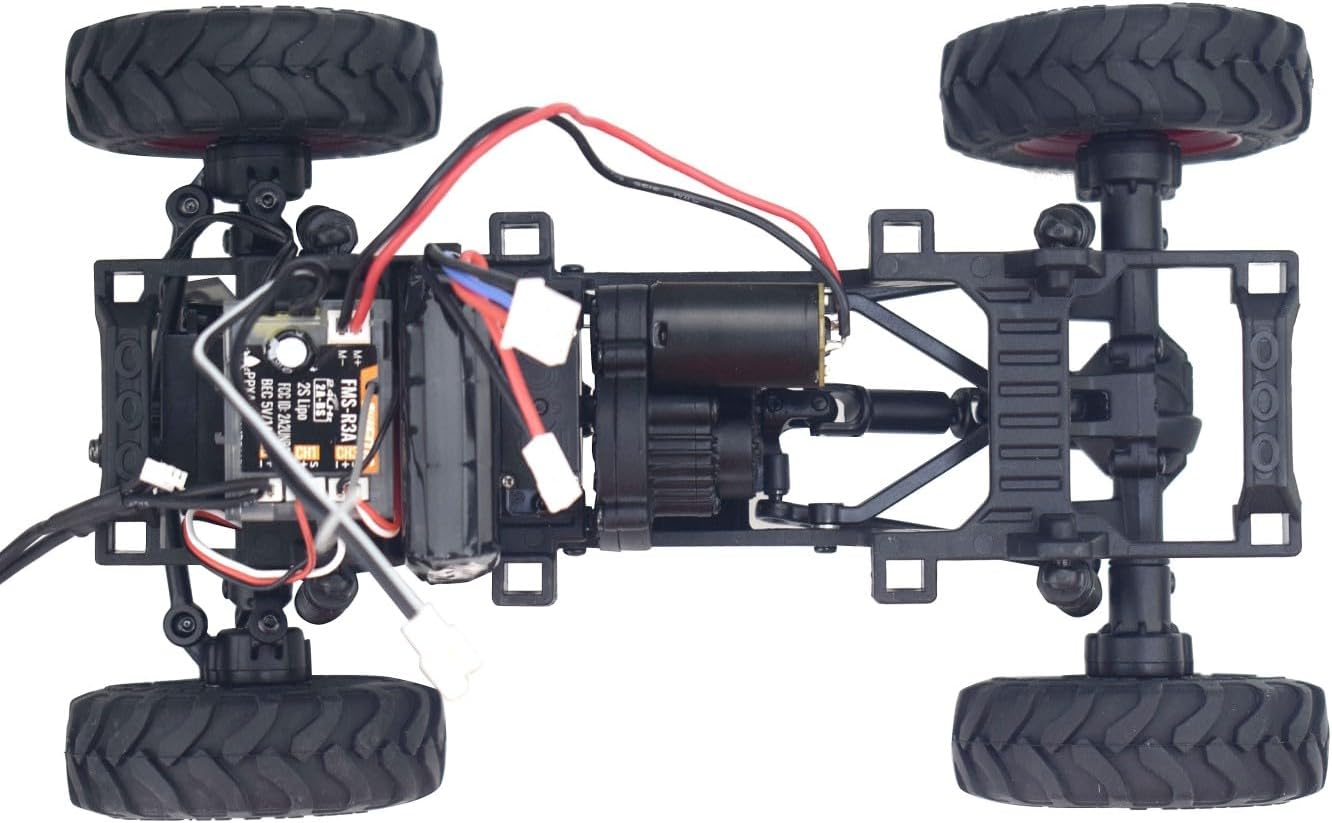 sea jump Batería Lipo de 2 piezas de 7.4 V 600 mAh 35C 2S con enchufe Molex adecuada para FMS FCX24 RC coches, camiones, vehículos eléctricos de