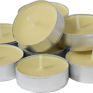 CandleNScent Velas de té de colores  Sin perfume  Marfil  Fabricado en Estados Unidos (paquete de 30) CandleNScent Velas de té de colores  Sin perfume  Marfil  Fabricado en Estados Unidos (paquete de 30)