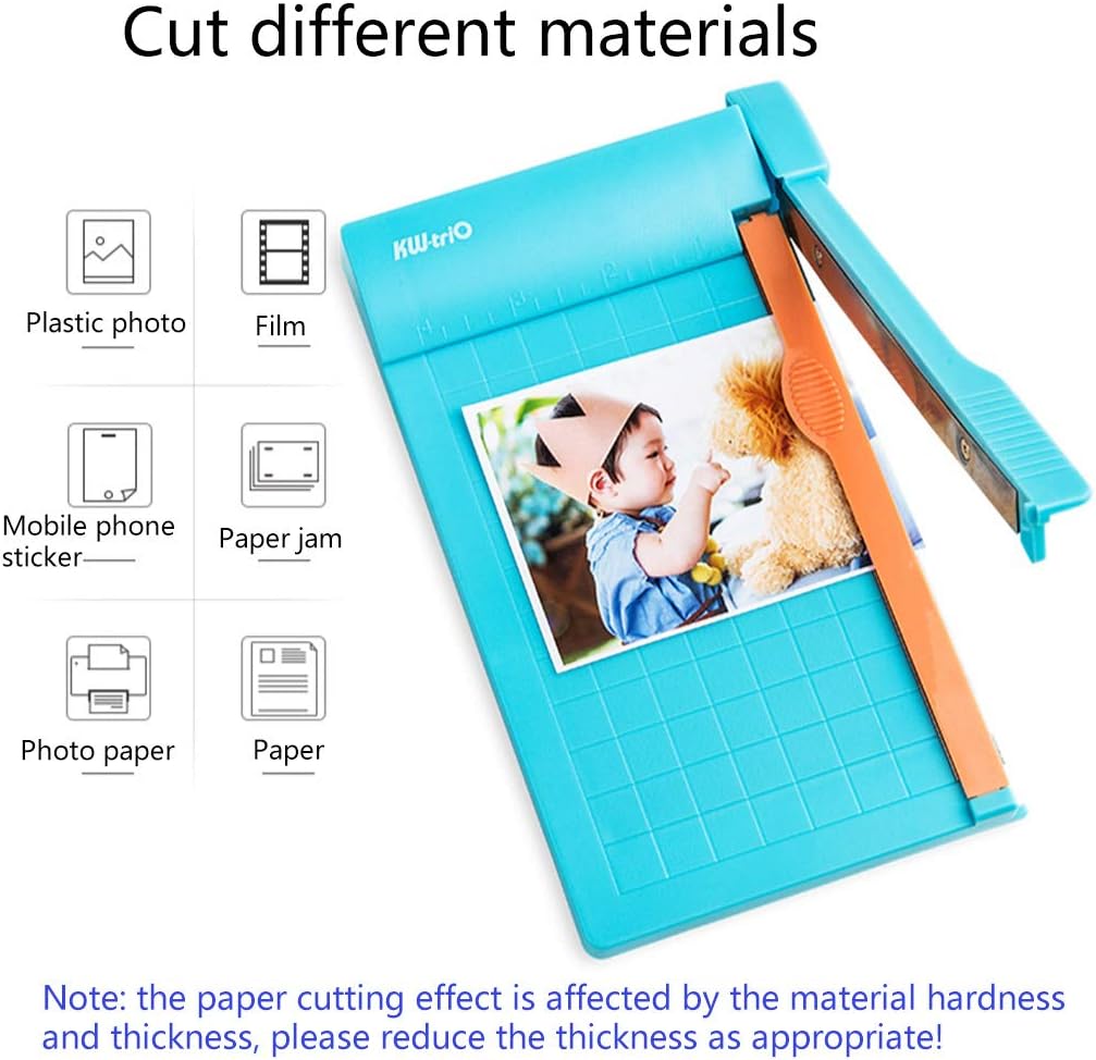 Cortador de papel Trimmer Photo Guillotine Cutting Machine Scrapbook Ruler Gancho para tejer