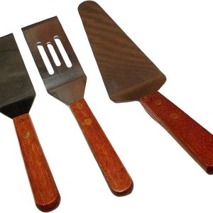 Juego de 3 espátulas de galletas de acero inoxidable y servidor de pastel Juego de 3 espátulas de galletas de acero inoxidable y servidor de pastel