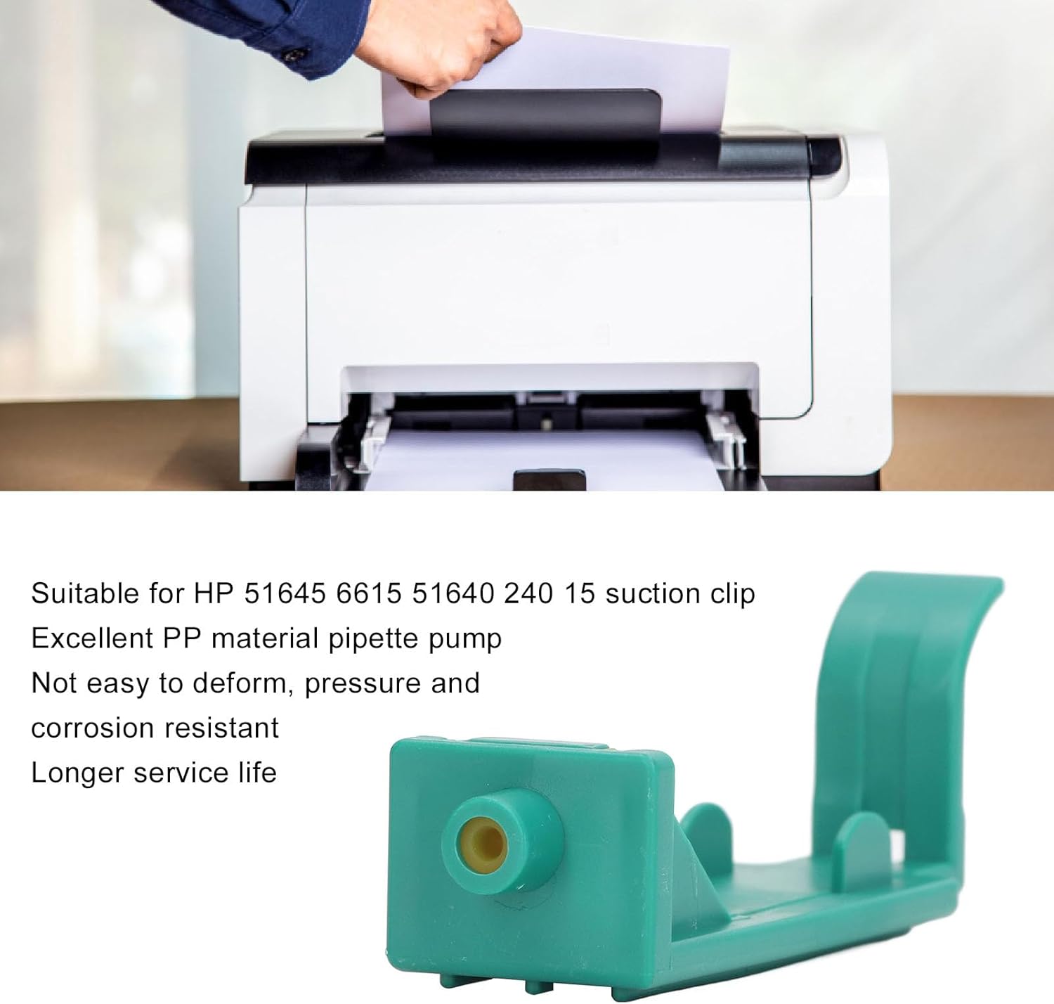 Kit de recarga de tinta de impresora Herramientas bomba de pipeta, recarga de tinta de impresora para HP 51645 6615 51640 240 15 Accesorios de