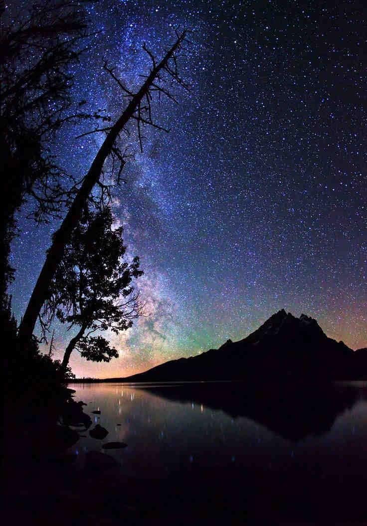 Rompecabezas de madera de 500 piezas, vista nocturna de cielo estrellado, ocio y entretenimiento para familiares y amigos