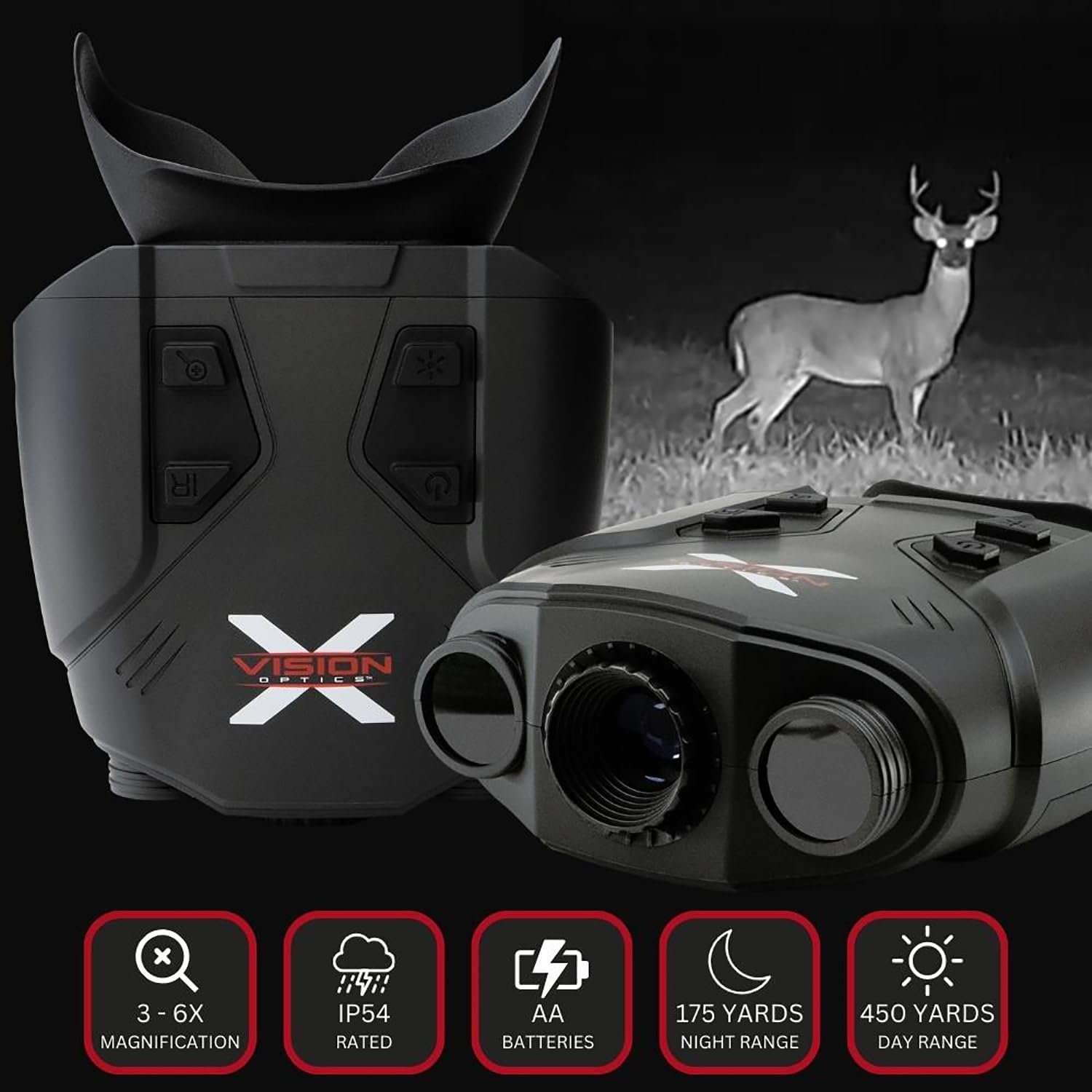 X-Vision Shadow 22 – Binoculares de visión nocturna – XANB22