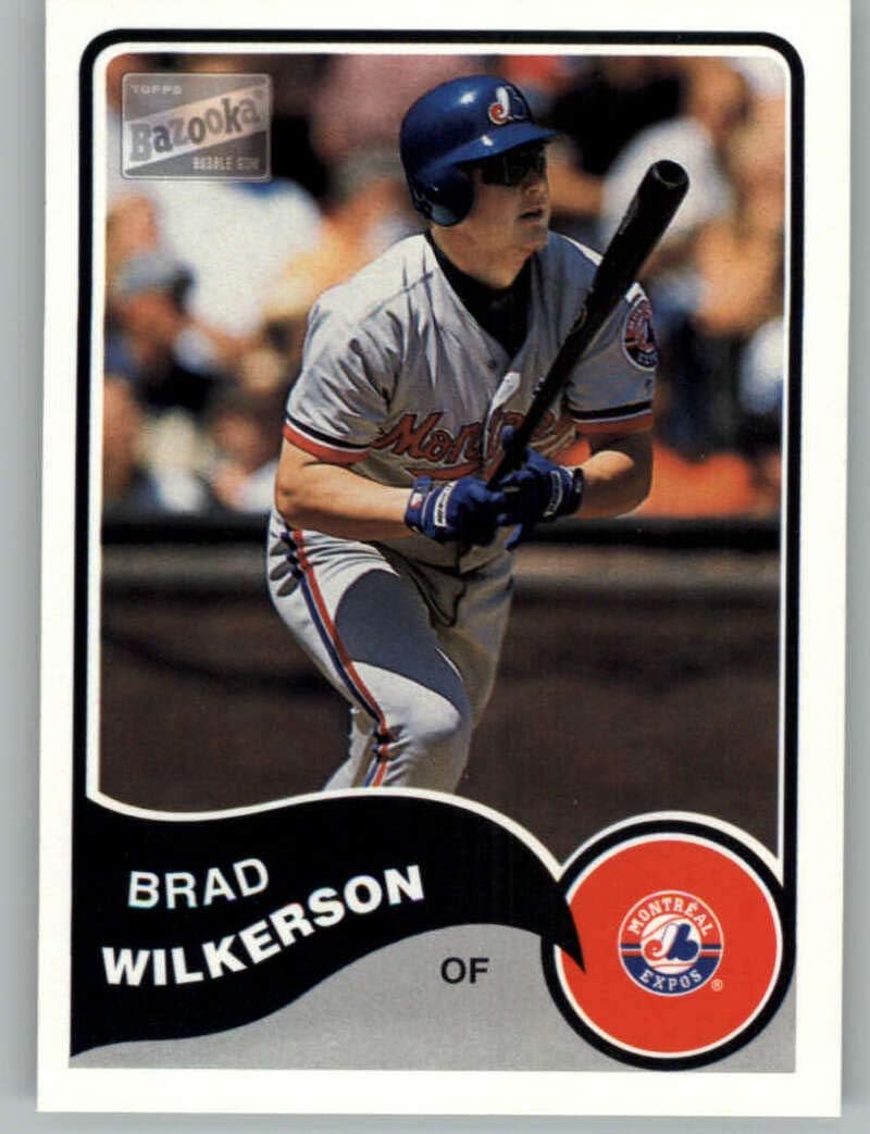 2003 Bazooka #6 Brad Wilkerson NM-MT Montreal Expos Baseball MLB