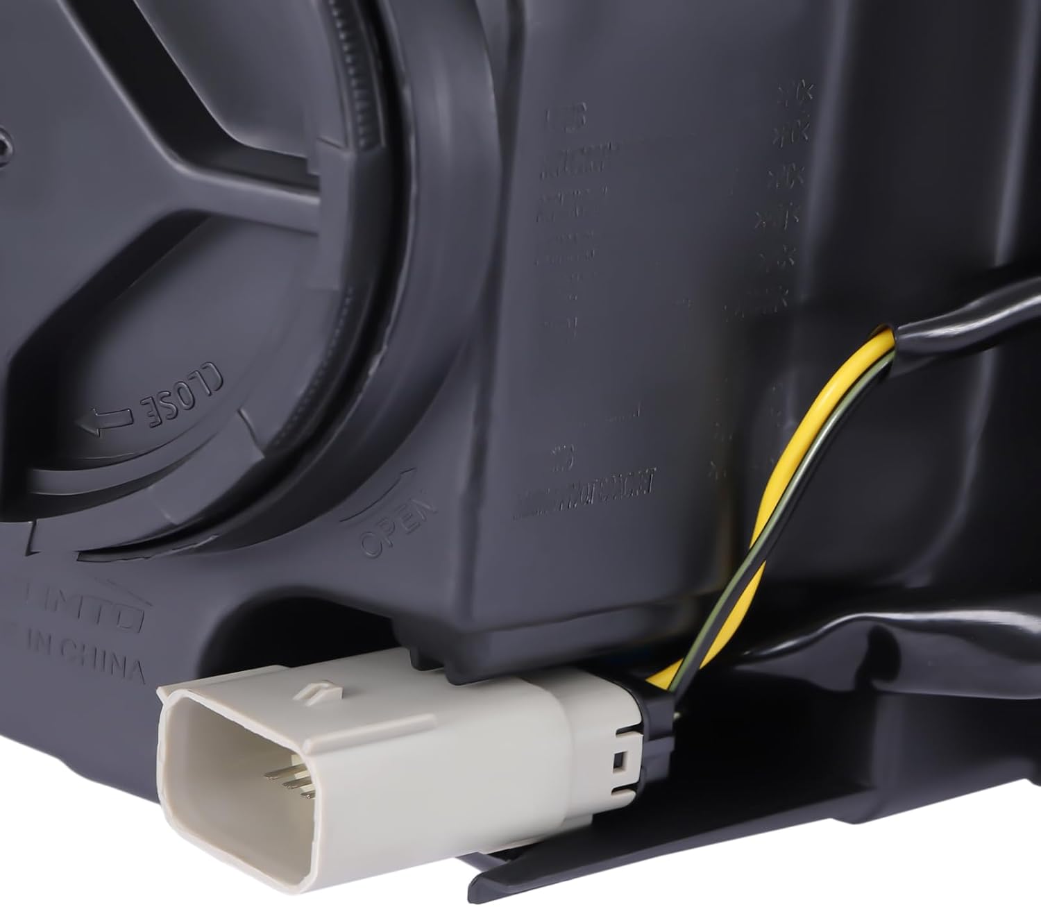 EnSyuSuMa Conjunto de faros delanteros para Chevrolet Trax 2017 2018 2019 2020 carcasa negra, faro delantero izquierdo del conductor y derecho del