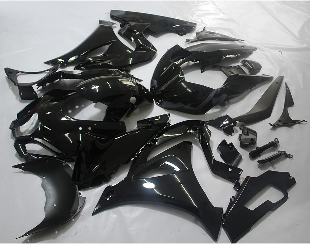 ZXMT Kit de carenado negro brillante para Suzuki GSXR 1000 2017-2020 18 19 inyección de carrocería (29PCS)