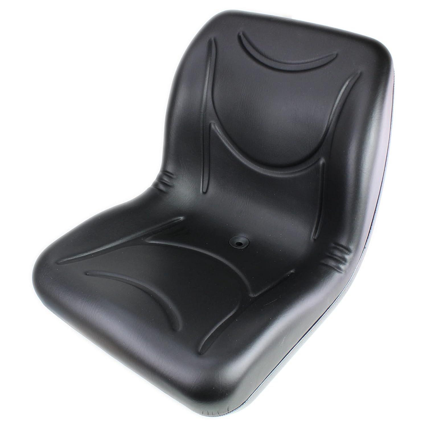 E-AM129970 Asiento negro para John Deere Gator con orificio de drenaje (M-Gator, E, Turf, TX 4X2, TH Turf, XUV550, 4X4 HPX, 4X2 Trail, 6X4 Trail ++)