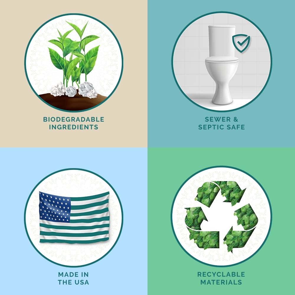 Pristine Spray de papel higiénico como se ve en Shark Tank, The Planet Friendly, alternativa más natural a las toallitas húmedas desechables – Ámbar