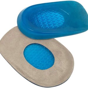 Talones de gel (2 pares)  Cojines masajeadores de absorción de impactos que proporcionan alivio a los pies de fascitis plantar, dolor de talón, Talones de gel (2 pares)  Cojines masajeadores de absorción de impactos que proporcionan alivio a los pies de fascitis plantar, dolor de talón,