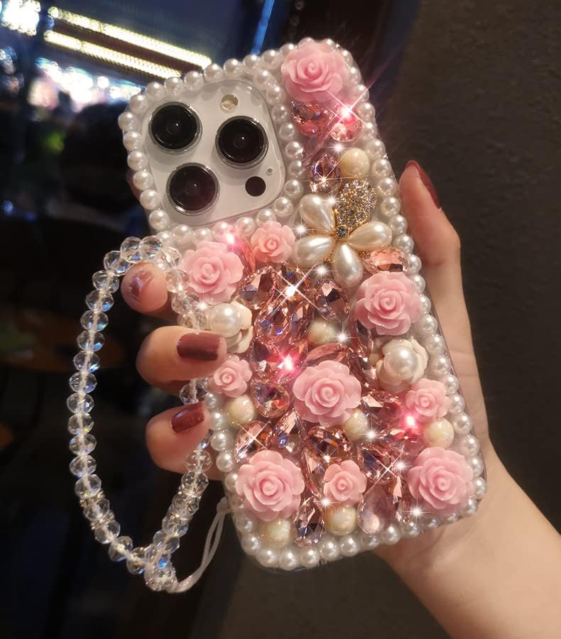 redecarie Funda para Galaxy A13 5G, para mujeres y niñas, de lujo, a la moda, con piedras preciosas de cristal, diamantes de imitación, con